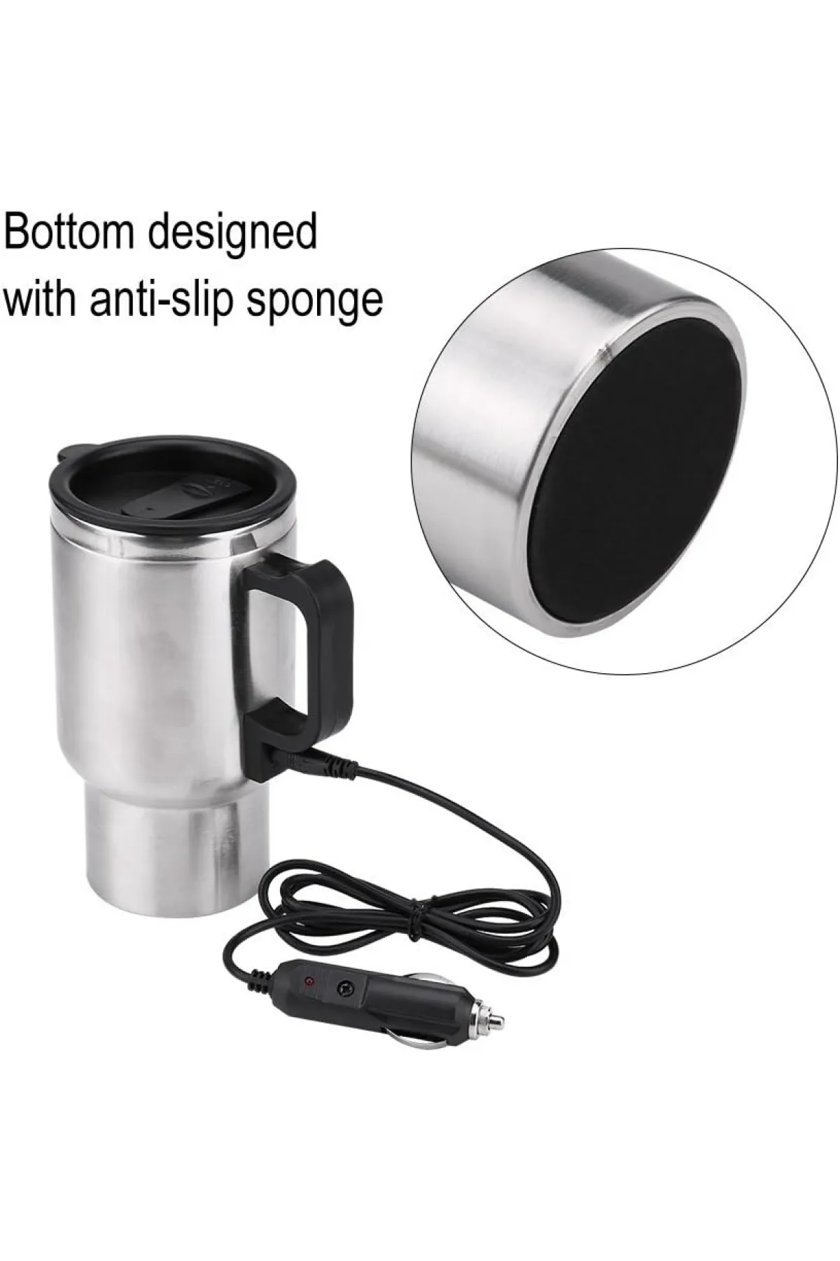 INWELT Paslanmaz Çelik Araç Kettle Termos 500 ml