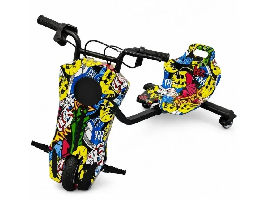 INWELT Drift Car Bluetooth Hoparlörlü Graffiti Drift Scooter