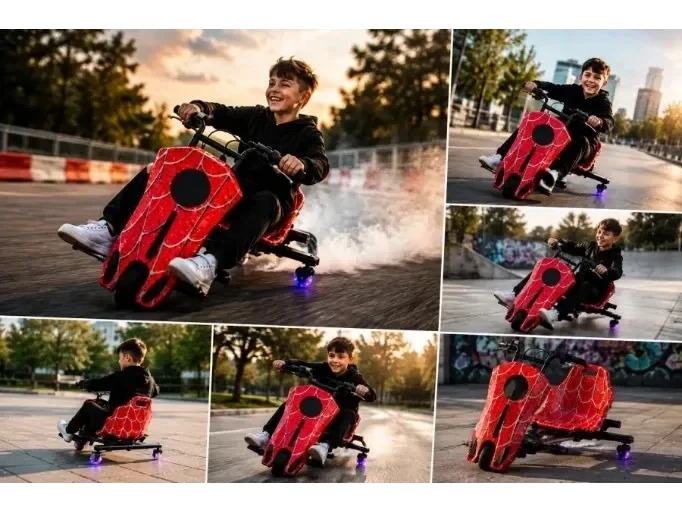 INWELT Drift Car Bluetooth Hoparlörlü Graffiti Drift Scooter