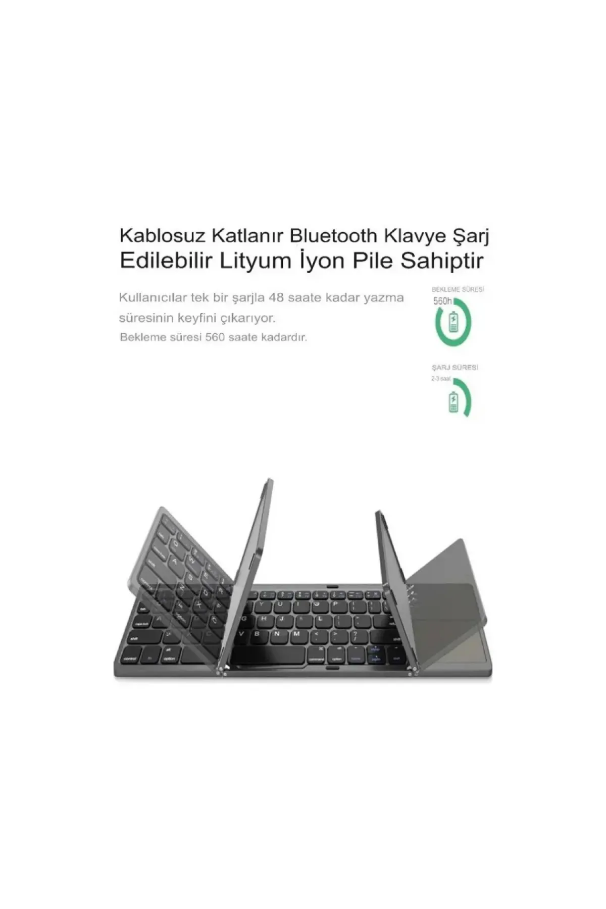 INWELT Katlanabilir Bluetooth Klavye