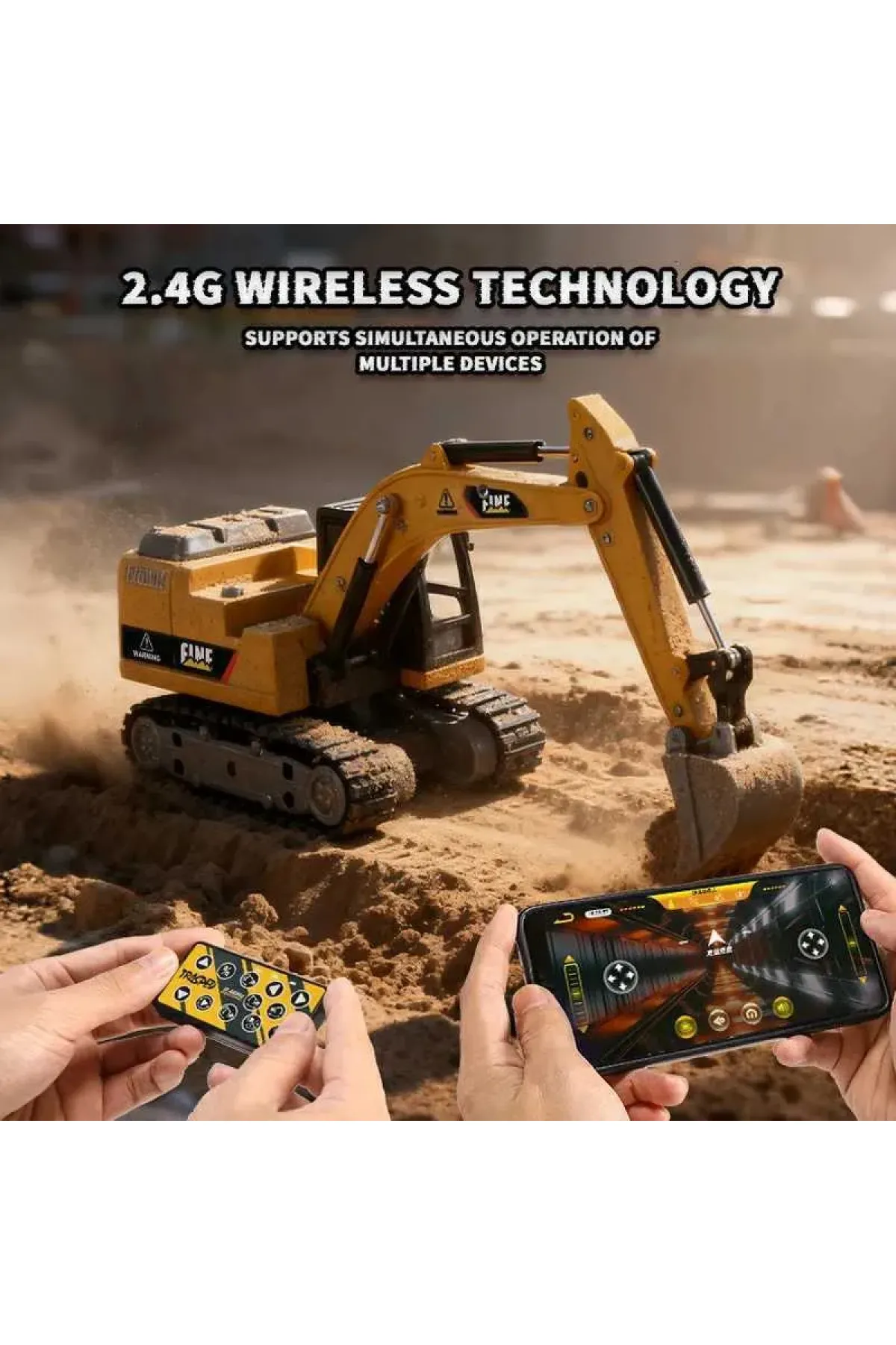 INWELT RC Mini Ekskavatör Oyuncağı