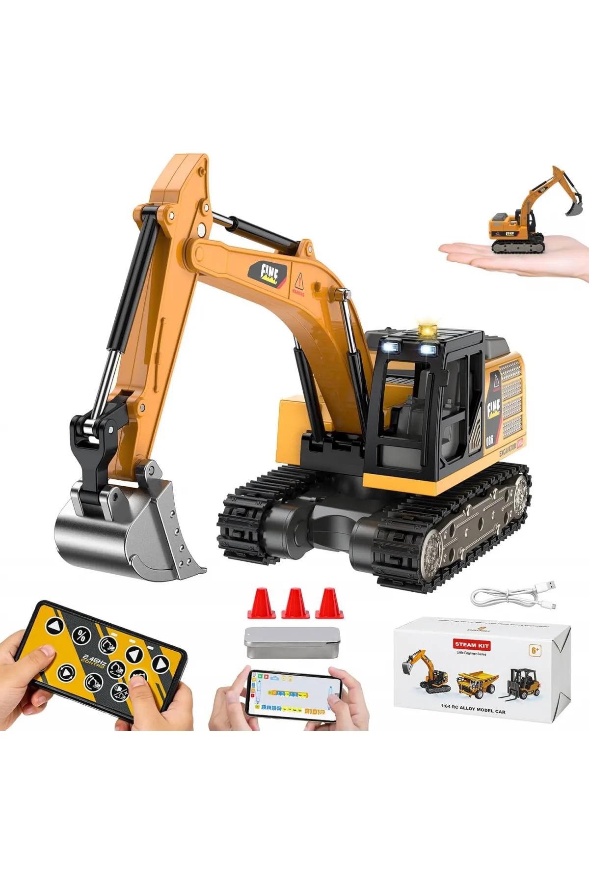 INWELT RC Mini Ekskavatör Oyuncağı